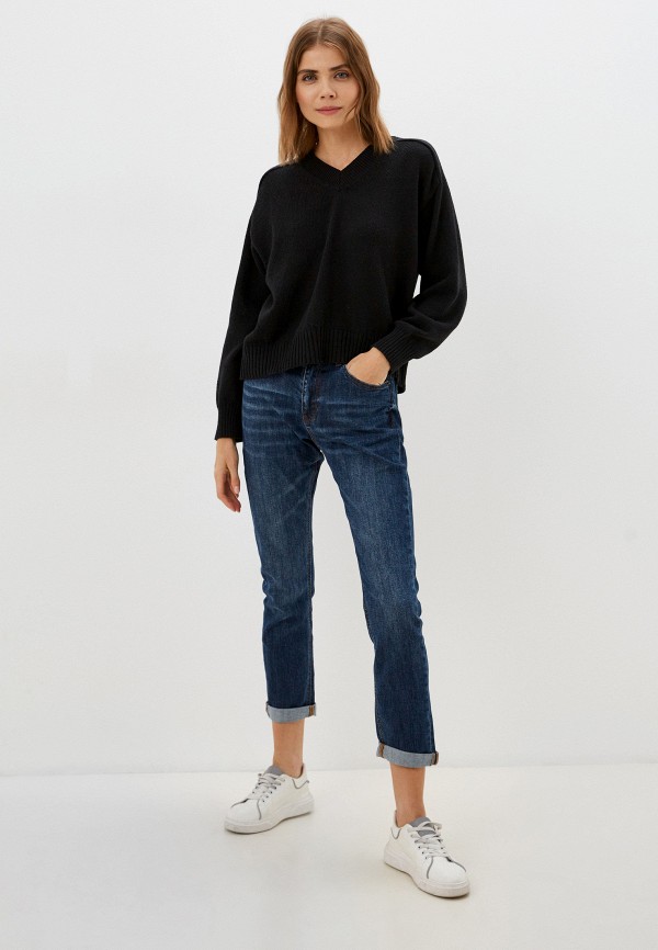 Пуловер United Colors of Benetton, цвет: черный, RTLABY664601 — купить ...