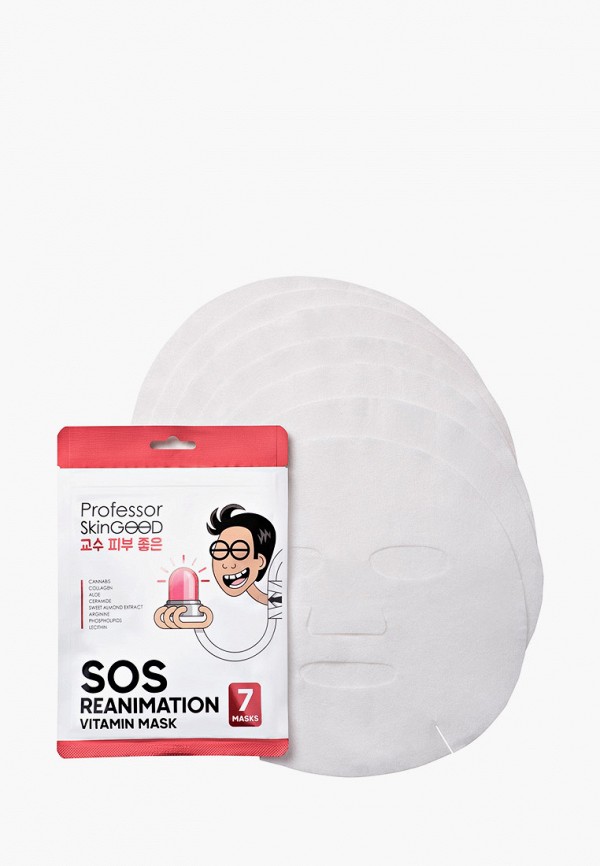Professor SkinGood Маски для лица 7 шт. - анти-стресс "Фантастическое Питание" восстанавливающие - фото 2