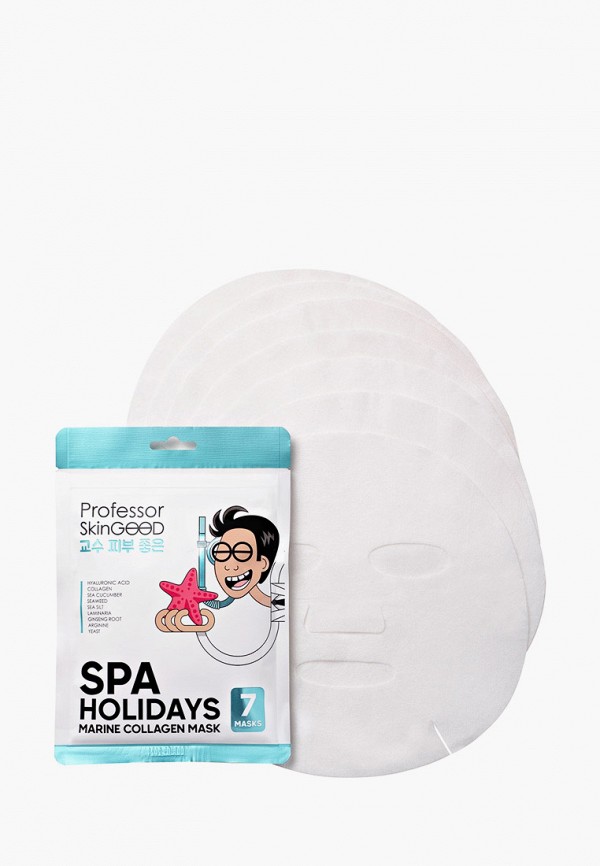 Professor SkinGood Маски для лица 7 шт. - увлажняющие "Морское СПА" очищающие - фото 2