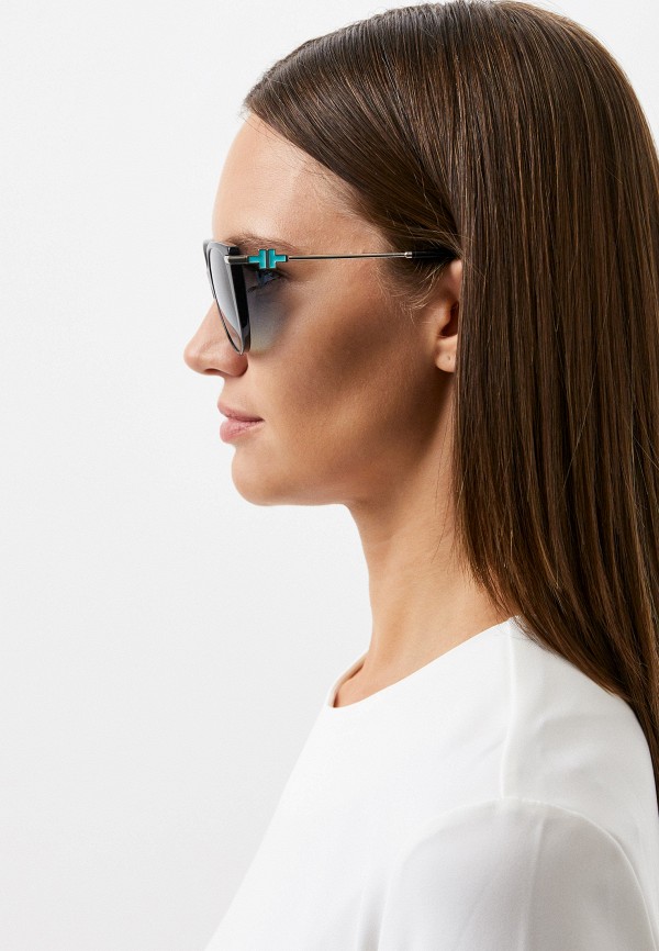 Очки солнцезащитные Tiffany & Co. TF4178 80019S, цвет: черный ...