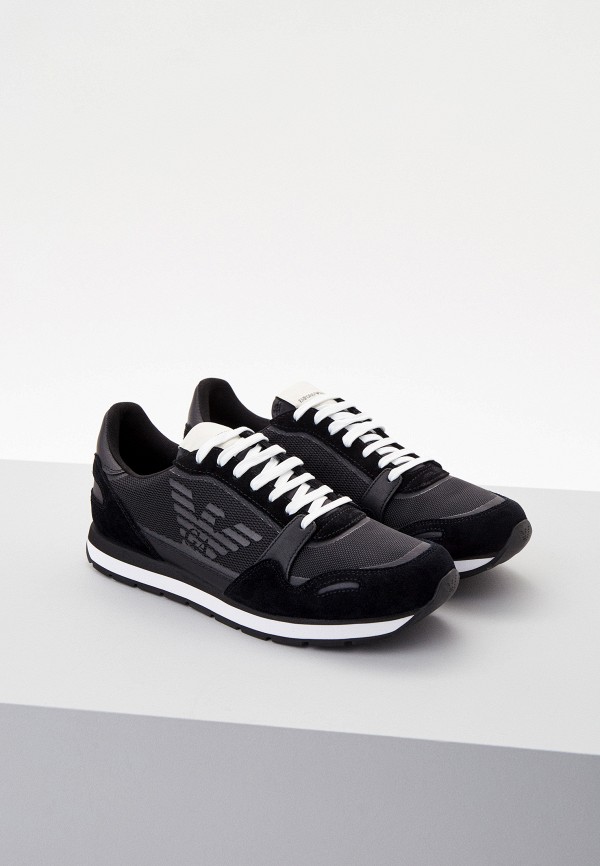 Кроссовки Emporio Armani, цвет: черный, RTLABY830801 — купить в ...