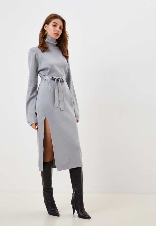 Платье Chic de Femme, цвет: серый, RTLABY994601 — купить в интернет ...