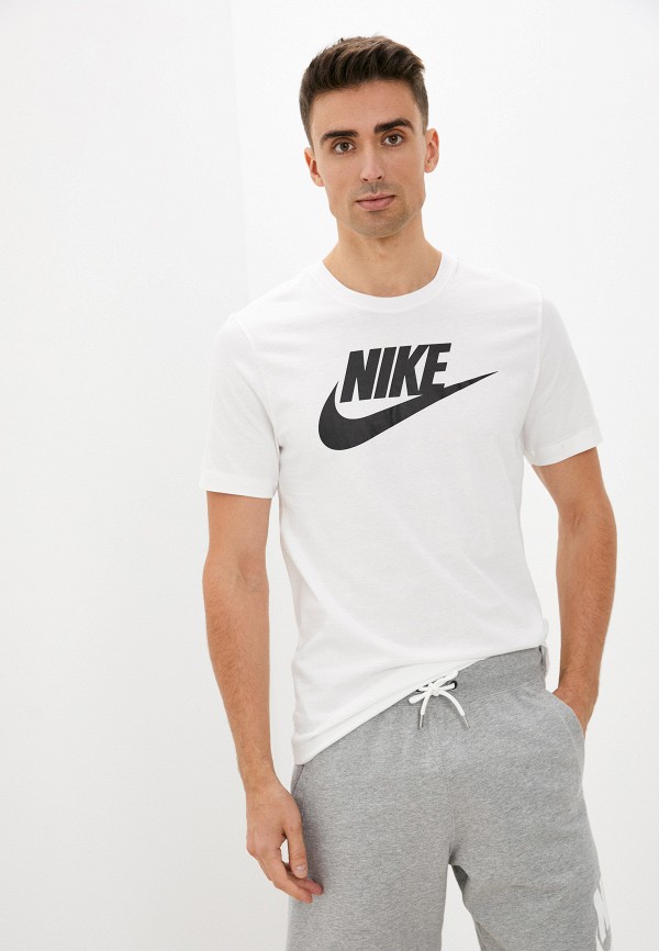 Футболка Nike M NSW TEE ICON FT FRNCHS FS, цвет: белый, RTLABZ289601 ...