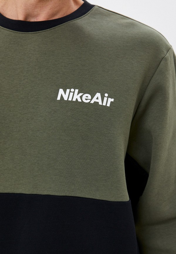 Свитшот Nike M NSW NIKE AIR CREW FLC NFS, цвет: хаки, RTLABZ310301 ...