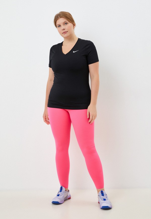 Футболка спортивная Nike W NK TOP SS VCTY, цвет: черный, RTLABZ398301 ...