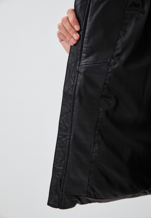 Serge Pariente Куртка кожаная утепленная - фото 4