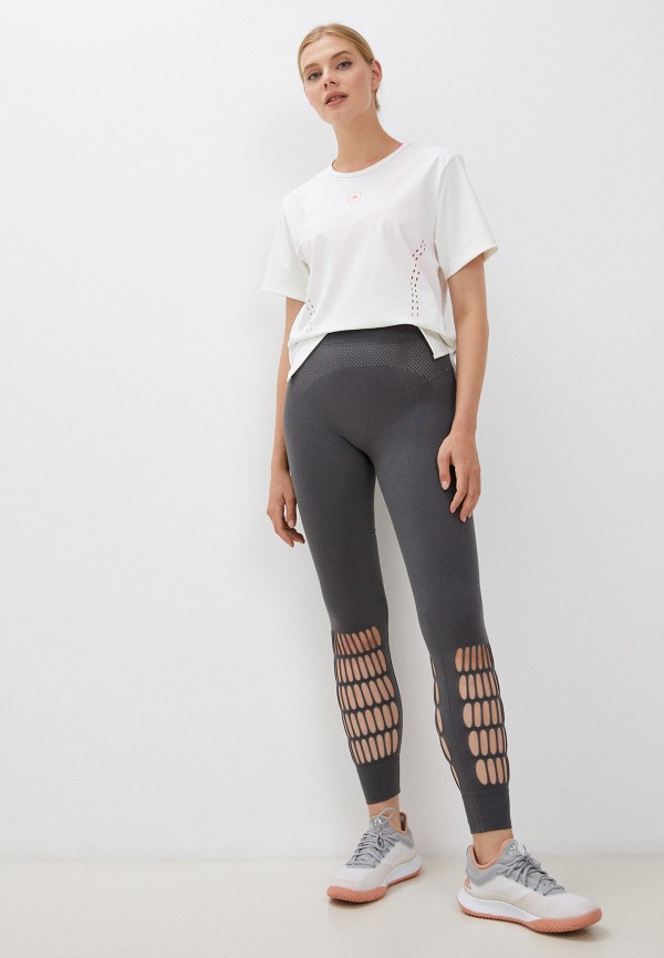 adidas by Stella McCartney Леггинсы - WARP KNIT TIGHT - фото 2