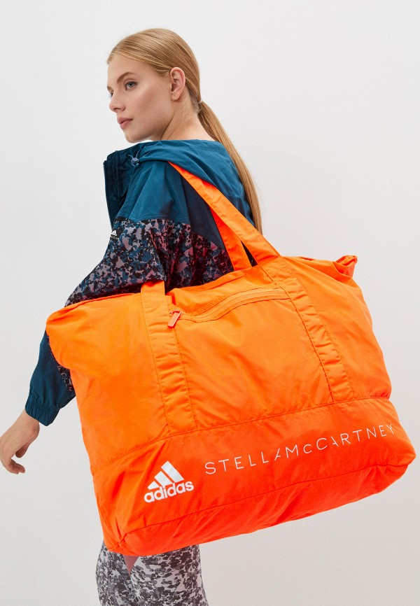 Сумка спортивная adidas by Stella McCartney, цвет: коралловый ...
