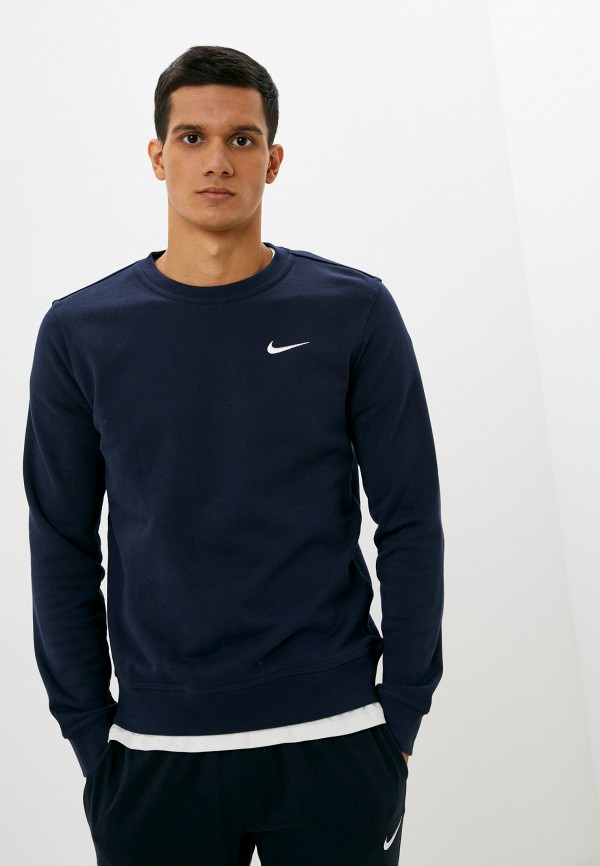 Свитшот Nike NIKE CLUB FT CREW NFS, цвет: синий, RTLACA279901 — купить в  интернет-магазине Lamoda