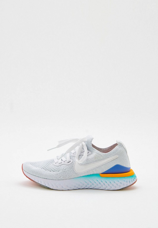 white nike epic react flyknit women's