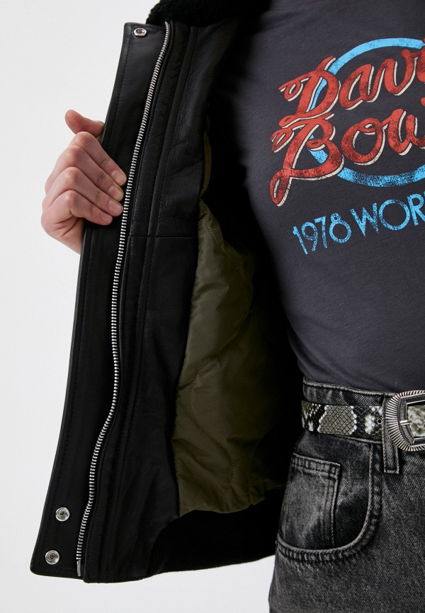 Blouson Куртка кожаная - фото 4