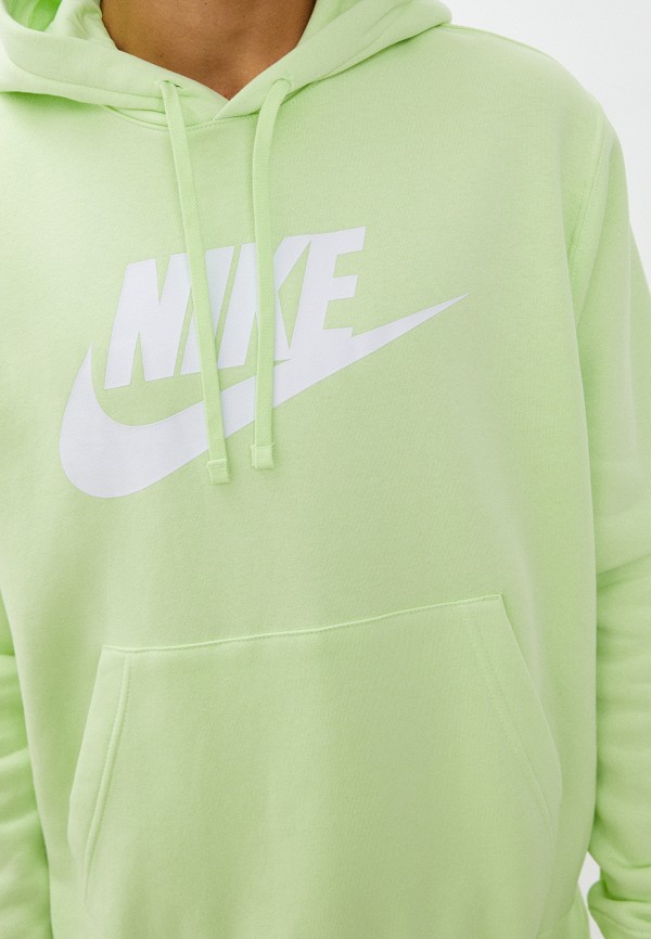 Худи Nike M NSW CLUB HOODIE PO BB GX, цвет: зеленый, RTLACA379001 ...