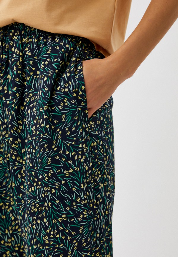 Брюки UNIQLO из сатина, цвет: синий, RTLACB135401 — купить в интернет ...