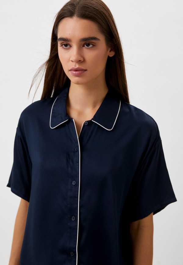 Пижама UNIQLO из сатина, цвет: синий, RTLACB135601 — купить в интернет ...