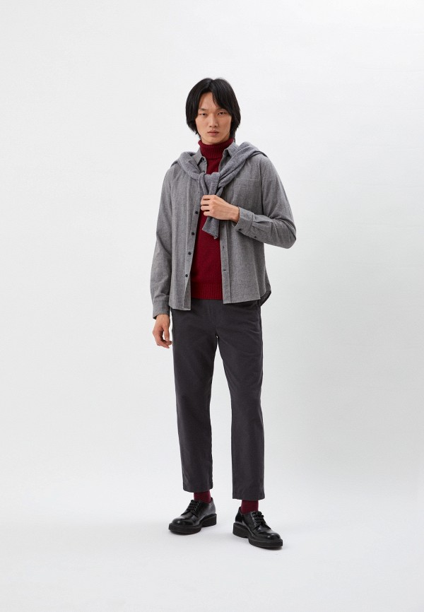 Брюки UNIQLO из ткани джерси, цвет: серый, RTLACB139401 — купить в ...