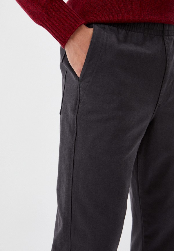 Брюки UNIQLO из ткани джерси, цвет: серый, RTLACB139401 — купить в ...