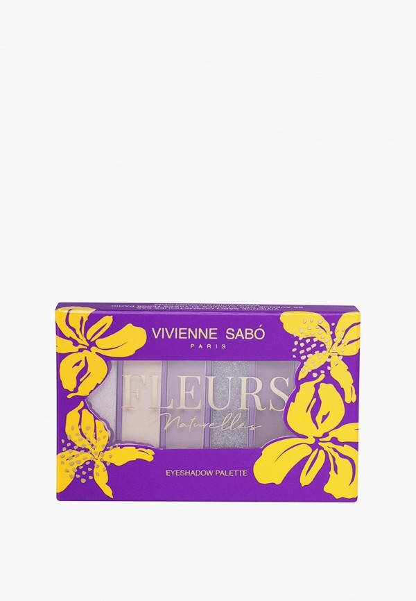 Vivienne Sabo Палетка теней из 6 цветов - в холодной лиловой гамме - фото 3