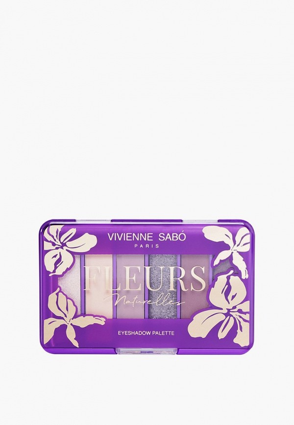 Vivienne Sabo Палетка теней из 6 цветов - в холодной лиловой гамме - фото 2