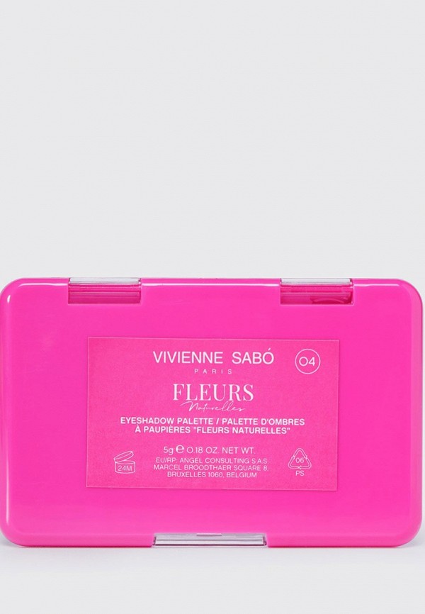 Vivienne Sabo Палетка теней из 6 цветов - с холодными металлическими переливами - фото 4