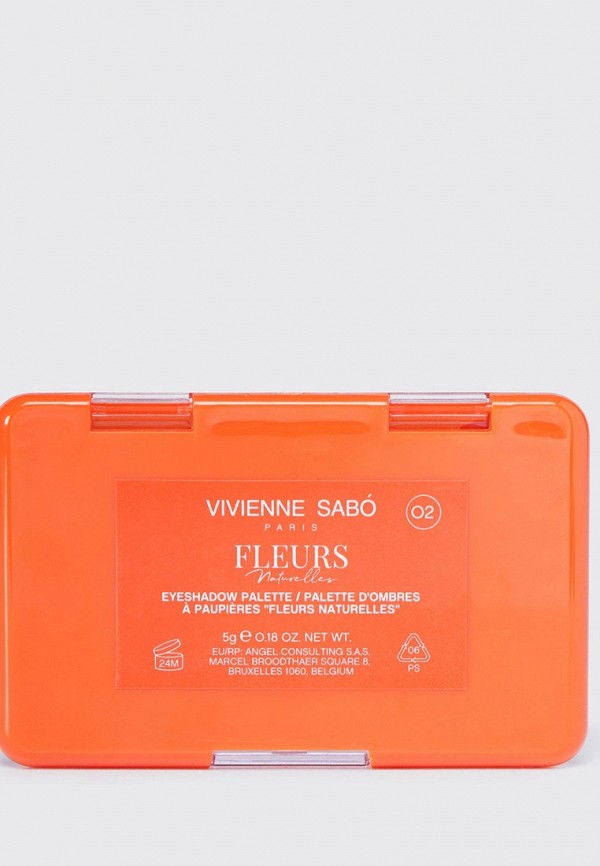 Vivienne Sabo Палетка теней из 6 цветов - в молочной и терракотовой гамме - фото 5