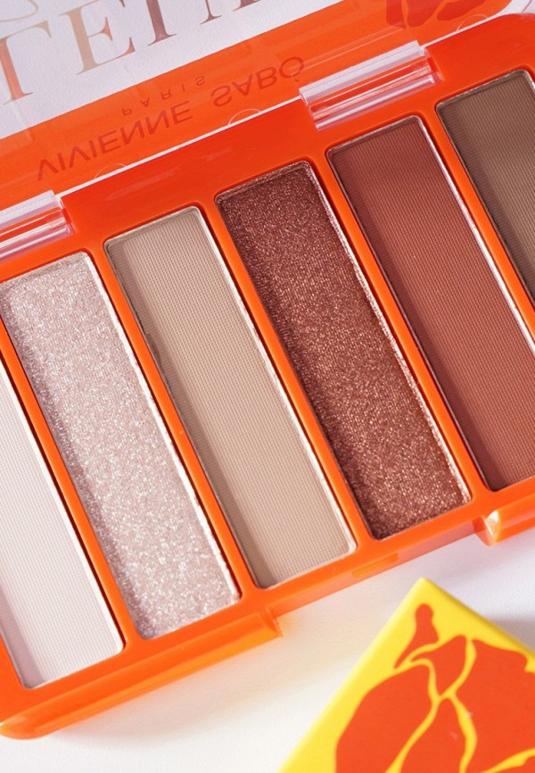 Vivienne Sabo Палетка теней из 6 цветов - в молочной и терракотовой гамме - фото 4