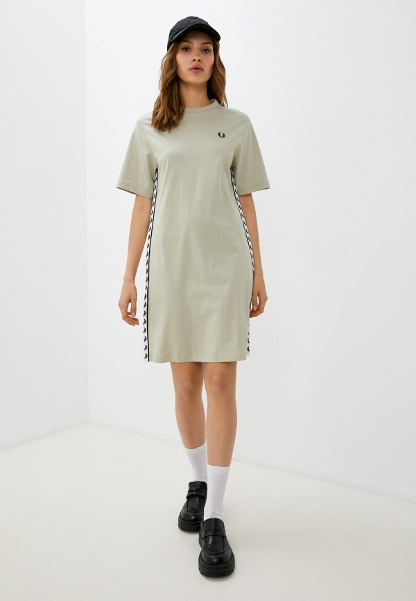 Платье Fred Perry, цвет: бежевый, RTLACB239001 — купить в интернет ...