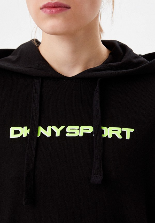 Худи DKNY, цвет: черный, RTLACB572401 — купить в интернет-магазине Lamoda
