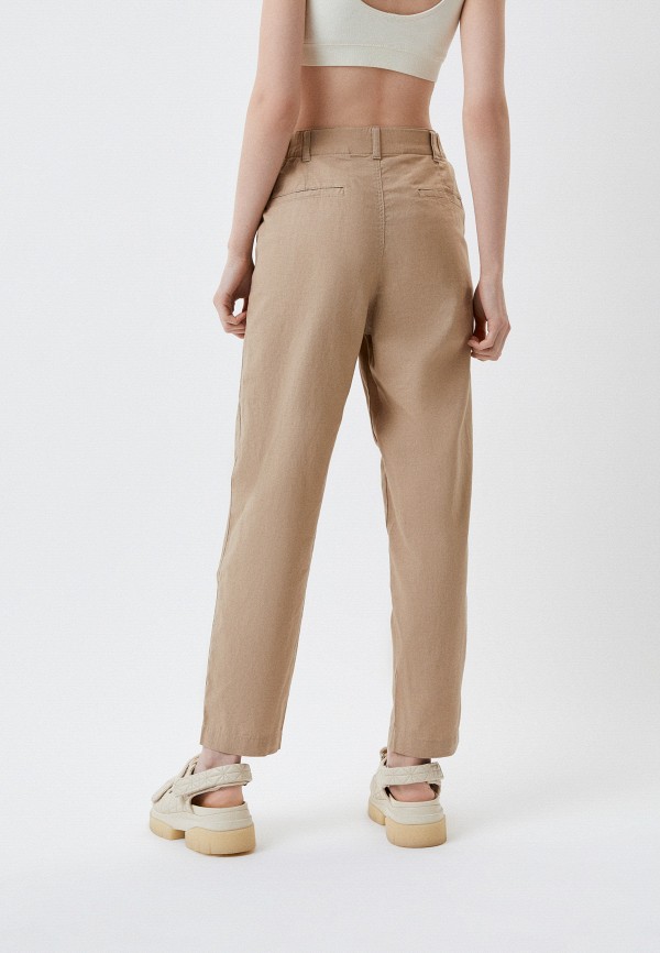 UNIQLO Брюки - из хлопка и льна - фото 3
