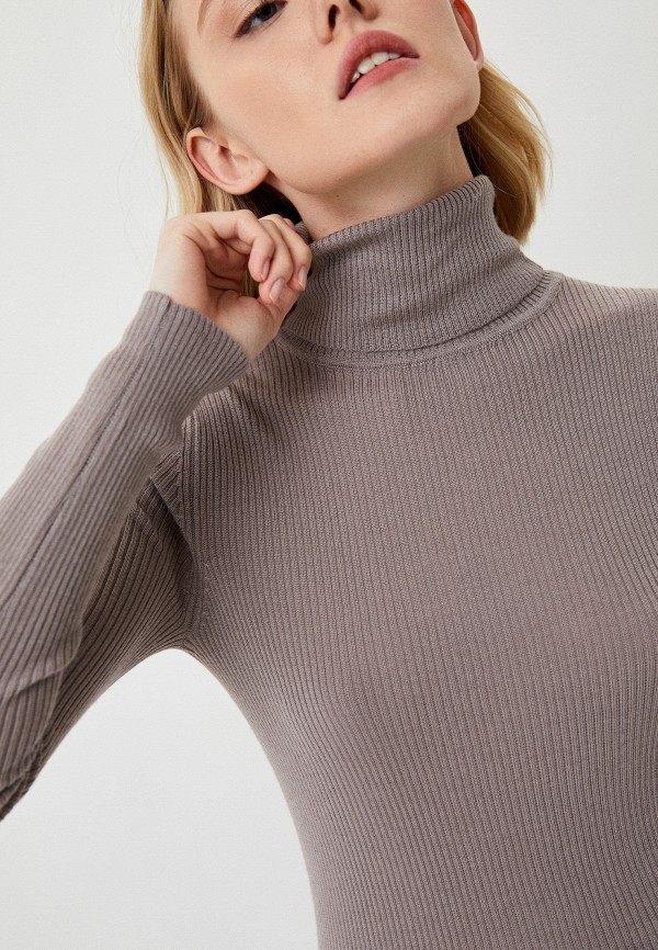 Водолазка UNIQLO из экстратонкой мериносовой шерсти, цвет: серый ...