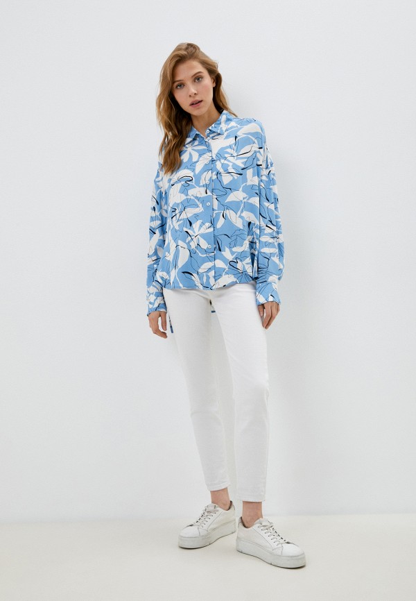 Блуза United Colors of Benetton, цвет: голубой, RTLACB846401 — купить в ...