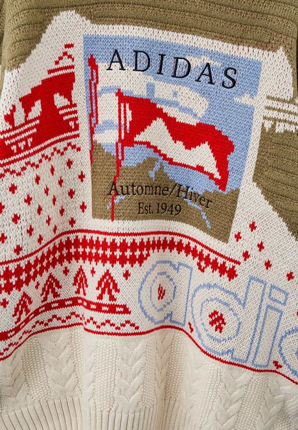 Джемпер adidas Originals XMAS JUMPER, цвет: бежевый, RTLACB884401