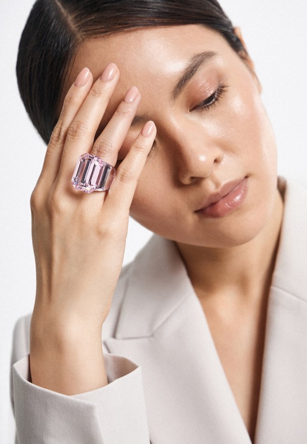 Swarovski® Кольцо - Lucent, с гальваническим покрытием из золота, рутения, родия - фото 5