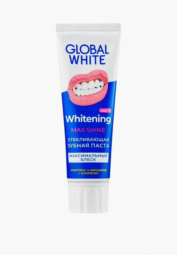 Зубная паста Global White отбеливающая, цвет: прозрачный, RTLACC193301 ...