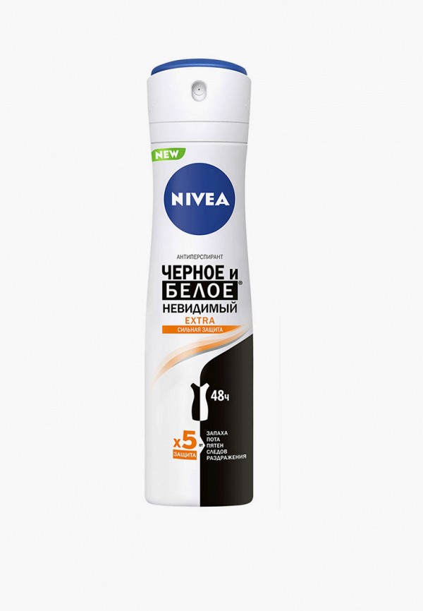 Дезодорант Nivea ЧЕРНОЕ И БЕЛОЕ Невидимый EXTRA, 48Ч, спрей ...