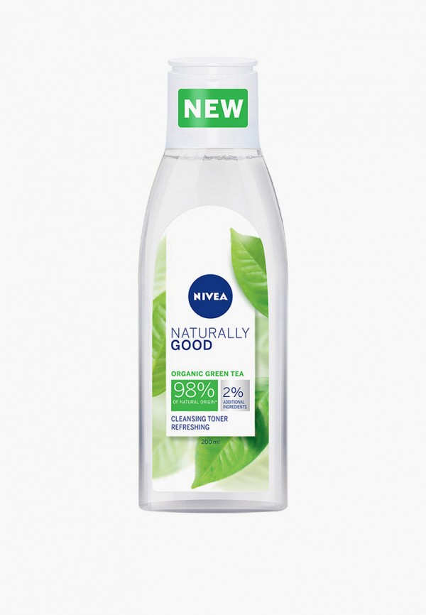 Тоник для лица Nivea "Naturally Good" освежающий, 200 мл, цвет ...