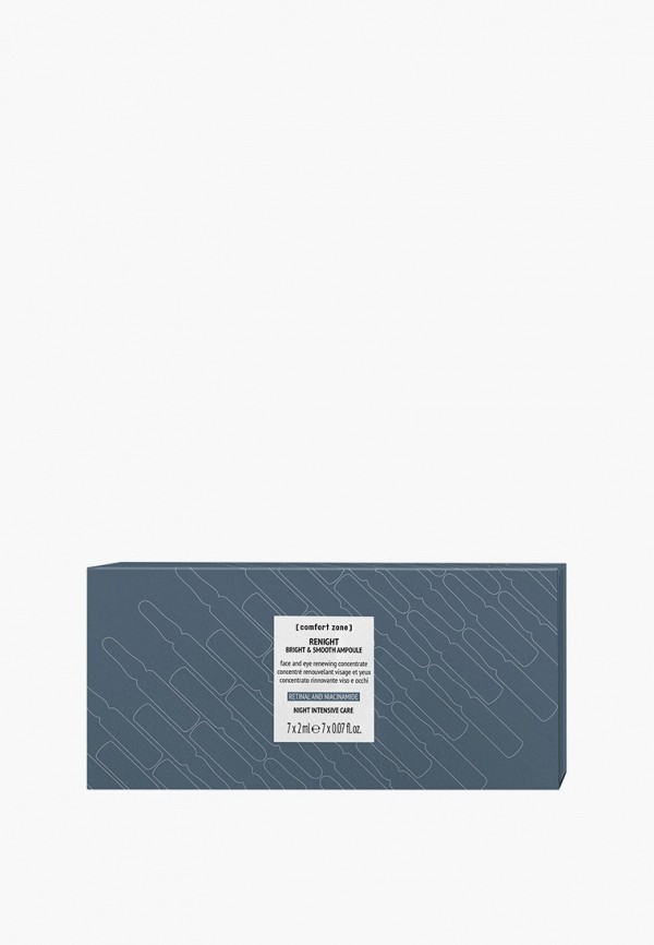 Comfort Zone Сыворотка для лица - ампулы сияние & гладкость RENIGHT, 7х2 мл - фото 1