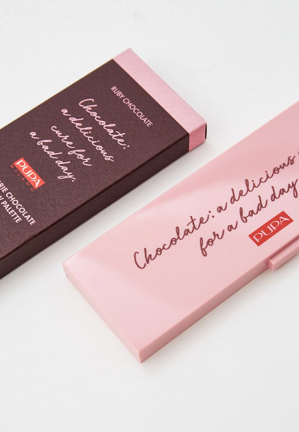 Палетка для глаз Pupa ZERO CALORIE CHOCOLATE, тон 002 - рубиновый ...