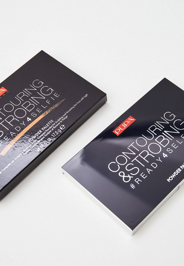 Pupa Палетка для контуринга - для контуринга CONTOURING  STROBING PALETTE, тон 003 Темная кожа - фото 4