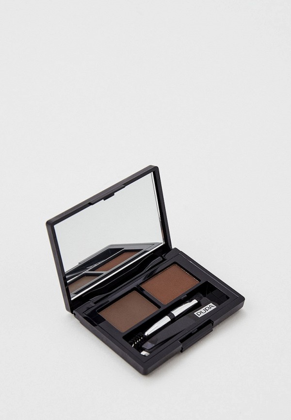 Pupa Палетка для бровей - EYEBROW SET, тон 03, темно-коричневый, 1.1 г - фото 1