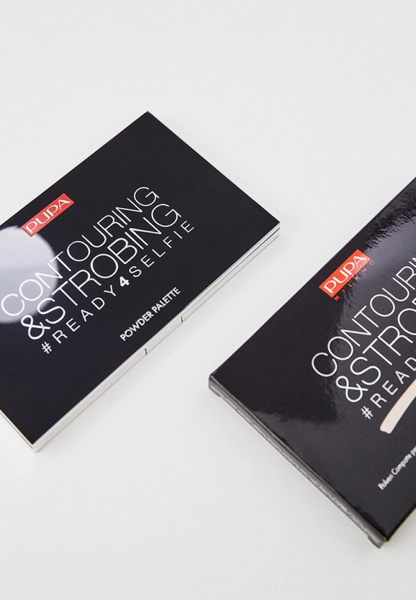 Pupa Палетка для контуринга - для контуринга CONTOURING  STROBING PALETTE, тон 001 Светлая кожа - фото 3