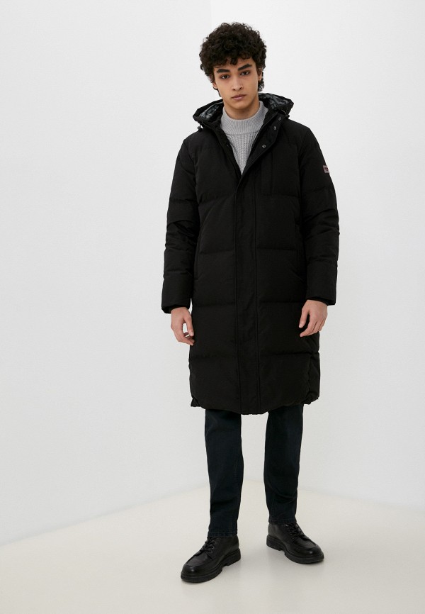 Пуховик Guess, цвет: черный, RTLACD348201 — купить в интернет-магазине ...