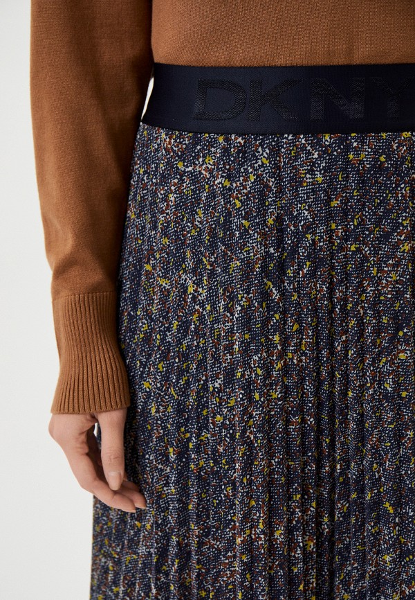 Юбка DKNY, цвет: синий, RTLACD434401 — купить в интернет-магазине Lamoda
