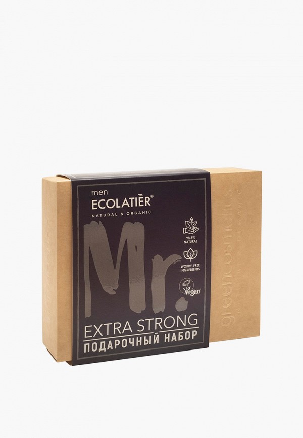 Ecolatier Набор для ухода за телом - Extra Strong for MEN гель для душа 150 мл+шампунь 150 мл - фото 1