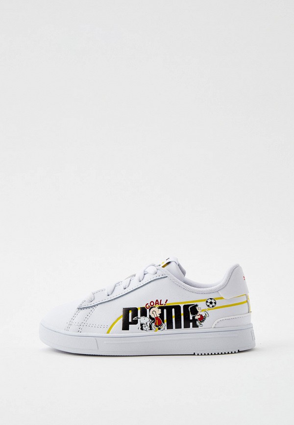 Кеды PUMA PEANUTS Serve Pro PS Puma White-Puma Bla, цвет: белый,  RTLACD613801 — купить в интернет-магазине Lamoda