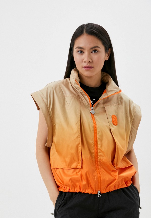 PUMA Ветровка - x PRONOUNCE W Jacket Vibrant Orange - фото 4