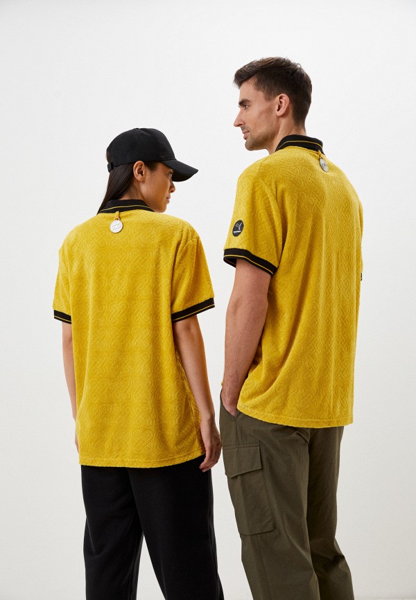 Поло PUMA PUMA x PRONOUNCE Towelling Polo Bamboo, цвет: желтый ...