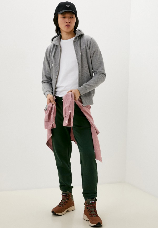 Толстовка Gant, цвет: серый, RTLACD856301 — купить в интернет-магазине ...