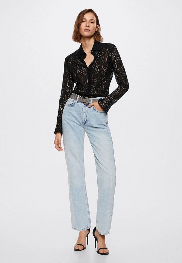 Блуза Mango LENNY, цвет: черный, RTLACD893501 — купить в интернет ...