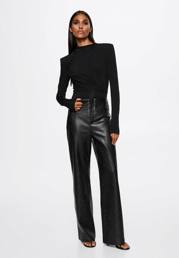 Mango Брюки - BERRY - фото 2