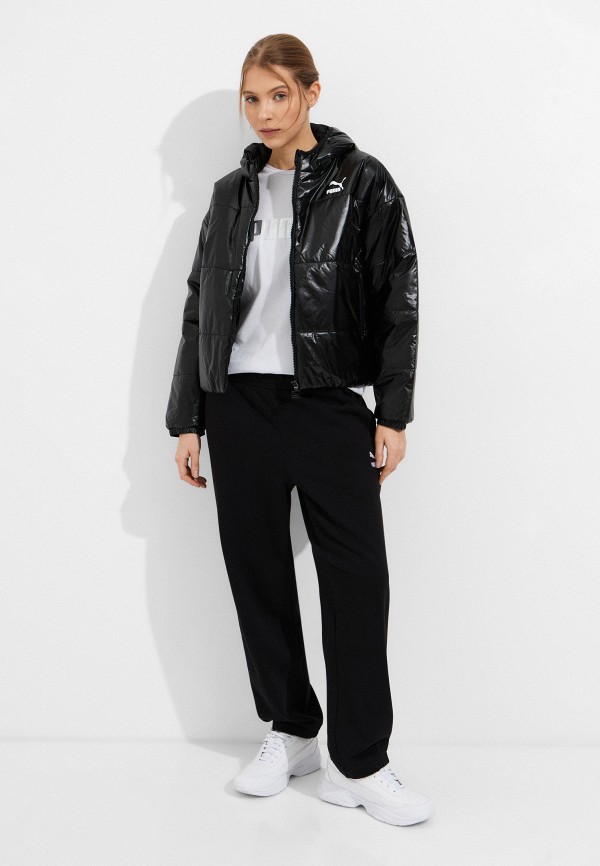 PUMA Куртка утепленная - Classics Hooded Shiny Padded Jacket - фото 2